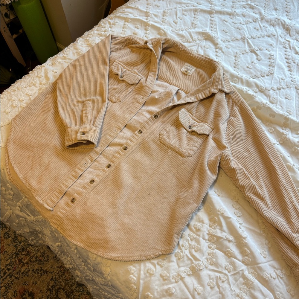 Billabong Beige Corduroy Shirt